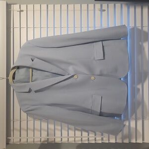 Theory light blue blazer